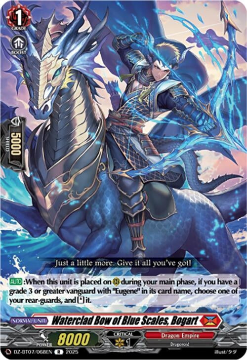 Image for Waterclad Bow of Blue Scales, Bogart (DZ-BT07/068EN) [DZ-BT07: Moon Fangs & Cerulean Blaze] - Cardfight Vanguard