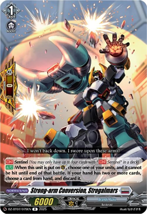 Image for Strong-arm Conversion, Strogalmars (DZ-BT07/079EN) [DZ-BT07: Moon Fangs & Cerulean Blaze] - Cardfight Vanguard