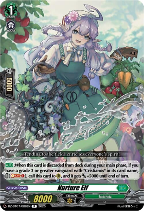 Image for Nurture Elf (DZ-BT07/088EN) [DZ-BT07: Moon Fangs & Cerulean Blaze] - Cardfight Vanguard