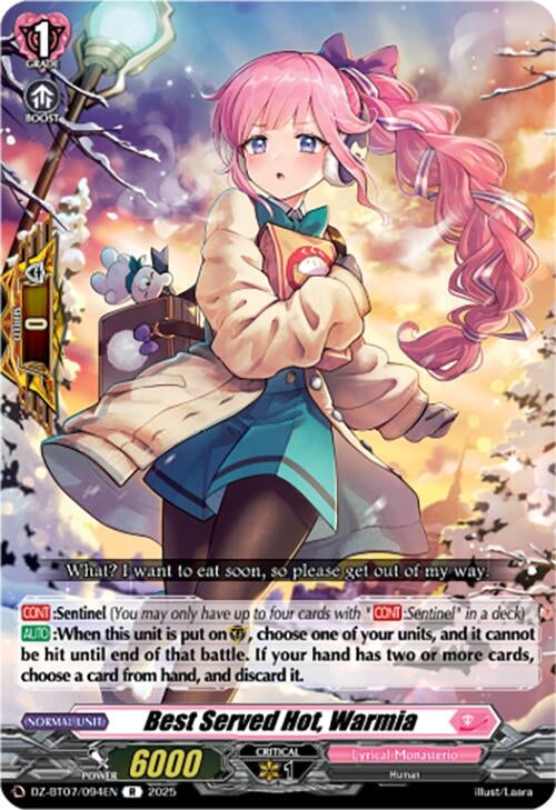 Image for Best Served Hot, Warmia (DZ-BT07/094EN) [DZ-BT07: Moon Fangs & Cerulean Blaze] - Cardfight Vanguard