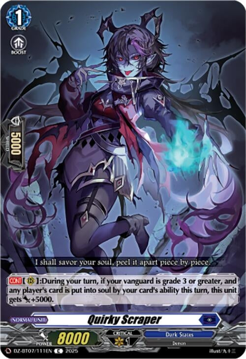 Image for Quirky Scraper (DZ-BT07/111EN) [DZ-BT07: Moon Fangs & Cerulean Blaze] - Cardfight Vanguard