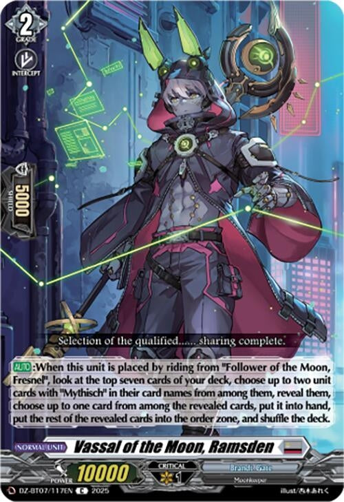 Image for Vassal of the Moon, Ramsden (DZ-BT07/117EN) [DZ-BT07: Moon Fangs & Cerulean Blaze] - Cardfight Vanguard