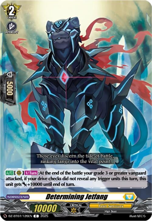 Image for Determining Jetfang (DZ-BT07/126EN) [DZ-BT07: Moon Fangs & Cerulean Blaze] - Cardfight Vanguard