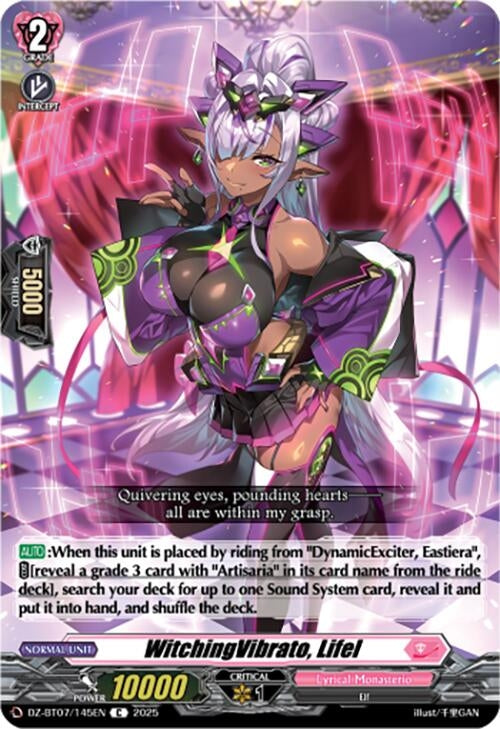 Image for WitchingVibrato, Lifel (DZ-BT07/145EN) [DZ-BT07: Moon Fangs & Cerulean Blaze] - Cardfight Vanguard