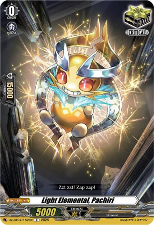 Image for Light Elemental, Pachiri (DZ-BT07/152EN) [DZ-BT07: Moon Fangs & Cerulean Blaze] - Cardfight Vanguard