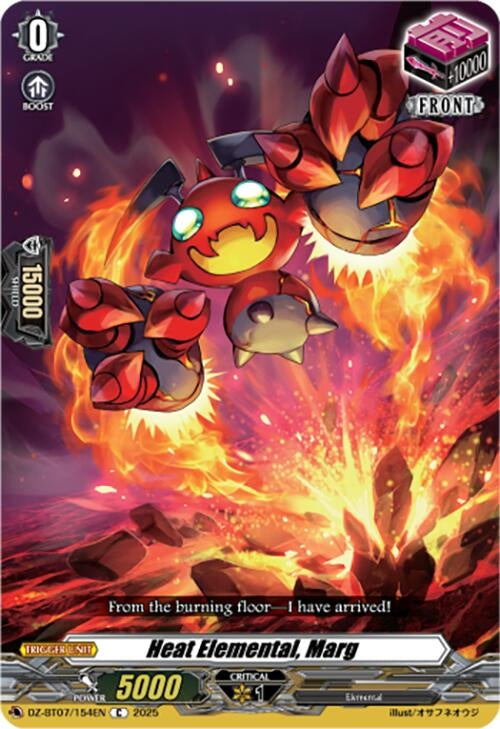 Image for Heat Elemental, Marg (DZ-BT07/154EN) [DZ-BT07: Moon Fangs & Cerulean Blaze] - Cardfight Vanguard