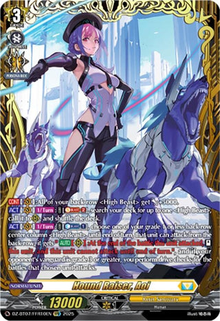Image for Hound Raiser, Aoi (FFR) (DZ-BT07/FFR10EN) [DZ-BT07: Moon Fangs & Cerulean Blaze] - Cardfight Vanguard