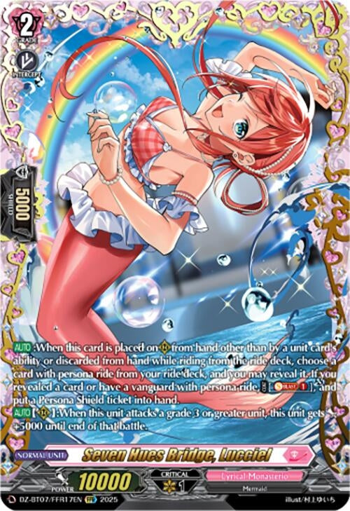 Image for Seven Hues Bridge, Lucciel (FFR) (DZ-BT07/FFR17EN) [DZ-BT07: Moon Fangs & Cerulean Blaze] - Cardfight Vanguard