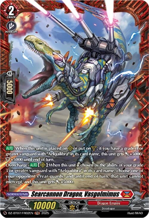 Image for Searcannon Dragon, Vasgolmimus (FR) (DZ-BT07/FR02EN) [DZ-BT07: Moon Fangs & Cerulean Blaze] - Cardfight Vanguard