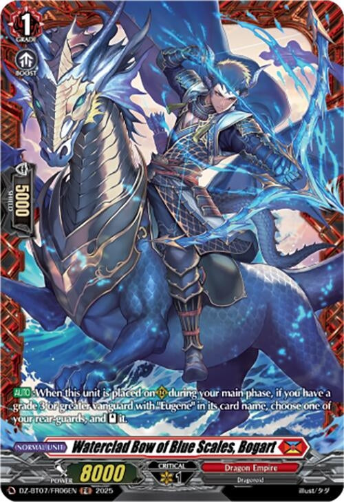 Image for Waterclad Bow of Blue Scales, Bogart (FR) (DZ-BT07/FR06EN) [DZ-BT07: Moon Fangs & Cerulean Blaze] - Cardfight Vanguard