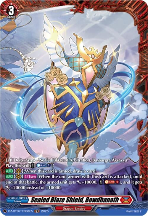 Image for Sealed Blaze Shield, Bowdhanath (FR) (DZ-BT07/FR08EN) [DZ-BT07: Moon Fangs & Cerulean Blaze] - Cardfight Vanguard