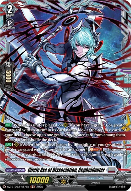 Image for Circle Axe of Dissociation, Cepheidouter (FR) (DZ-BT07/FR17EN) [DZ-BT07: Moon Fangs & Cerulean Blaze] - Cardfight Vanguard