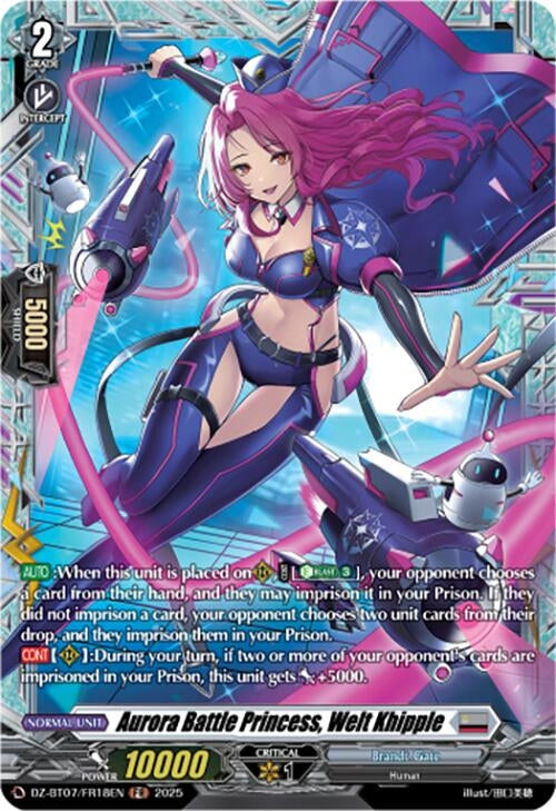 Image for Aurora Battle Princess, Welt Khipple (FR) (DZ-BT07/FR18EN) [DZ-BT07: Moon Fangs & Cerulean Blaze] - Cardfight Vanguard