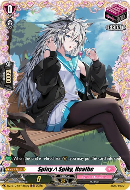 Image for SpinySpiky, Heathe (FR) (DZ-BT07/FR45EN) [DZ-BT07: Moon Fangs & Cerulean Blaze] - Cardfight Vanguard