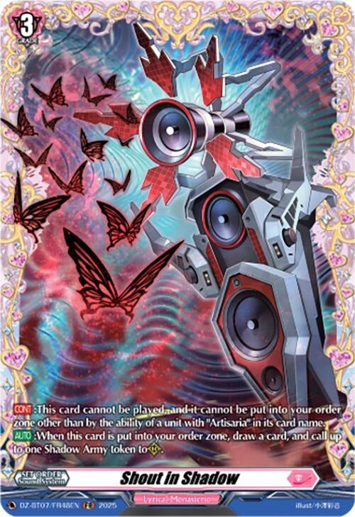 Image for Shout in Shadow (FR) (DZ-BT07/FR48EN) [DZ-BT07: Moon Fangs & Cerulean Blaze] - Cardfight Vanguard