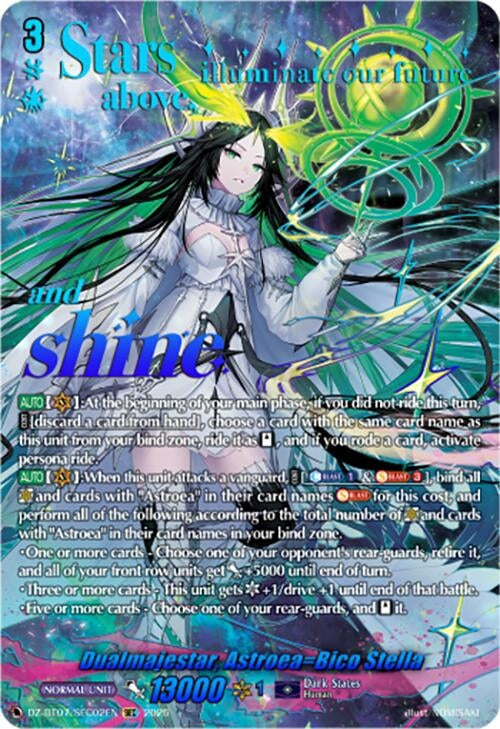 Image for Dualmajestar, Astroea=Bico Stella (SEC) (DZ-BT07/SEC02EN) [DZ-BT07: Moon Fangs & Cerulean Blaze] - Cardfight Vanguard