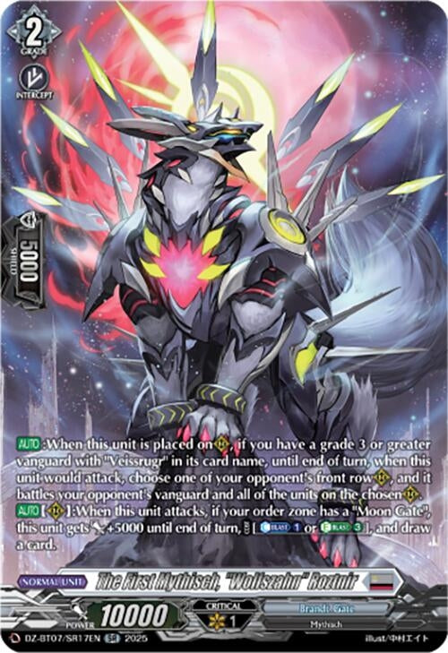 Image for The First Mythisch, "Wolfszahn" Roztnir (SR) (DZ-BT07/SR17EN) [DZ-BT07: Moon Fangs & Cerulean Blaze] - Cardfight Vanguard