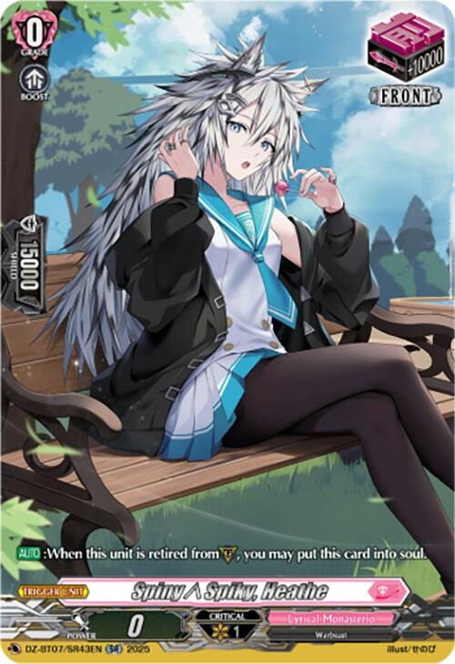 Image for SpinySpiky, Heathe (SR) (DZ-BT07/SR43EN) [DZ-BT07: Moon Fangs & Cerulean Blaze] - Cardfight Vanguard