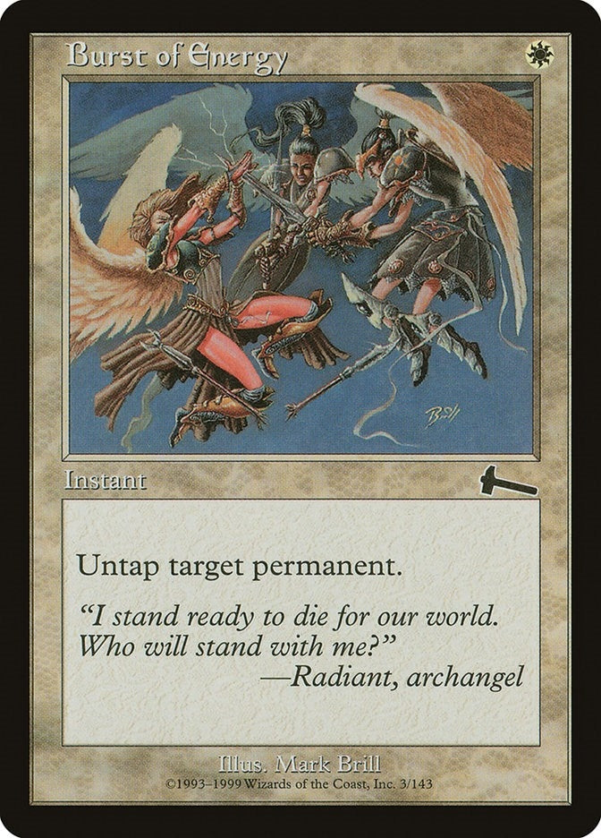 Burst of Energy (3) [ULG] - MTG Single