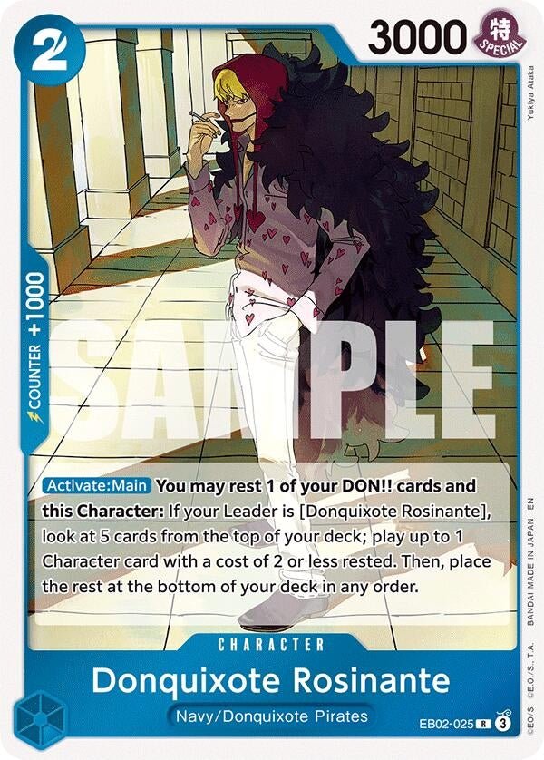 Image for Donquixote Rosinante (EB02-025) (Extra Booster: Anime 25th Collection) - One Piece Card Game