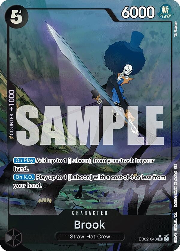 Image for Brook (Alternate Art) (EB02-048) (Extra Booster: Anime 25th Collection) - One Piece Card Game