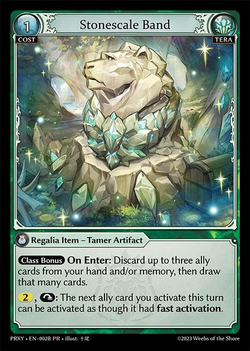 Image for Stonescale Band (002B) (002B) (Proxia's Vault) - Grand Archive TCG