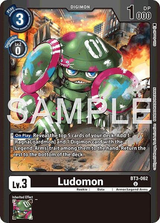 Image for Ludomon (BT3-062 U) (Limited Card Pack -Billion Bullet-) - Digimon Card Game