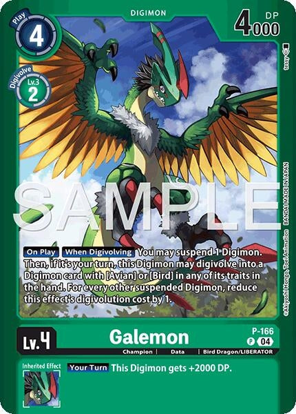 Image for Galemon (P-166 P) (Limited Card Pack -Billion Bullet-) - Digimon Card Game