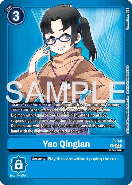 Image for Yao Qinglan (P-168 P) (Limited Card Pack -Billion Bullet-) - Digimon Card Game