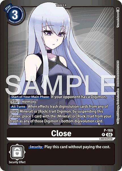 Image for Close (P-169 P) (Limited Card Pack -Billion Bullet-) - Digimon Card Game