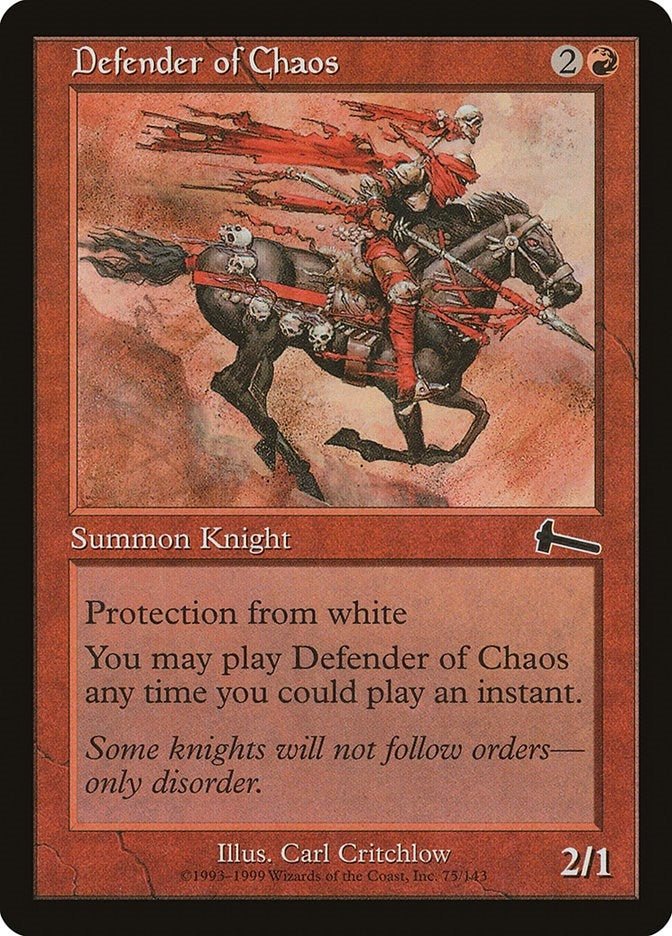Defender of Chaos (75) [ULG] - MTG Single