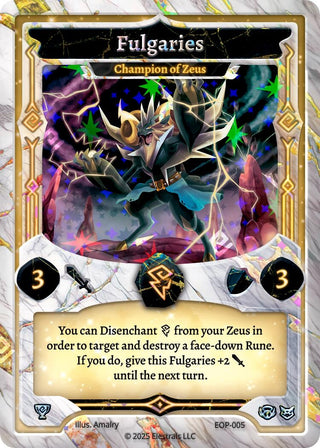 Image for Fulgaries - Champion of Zeus (EOP-005) (Elestrals Premier Packs) - Elestrals