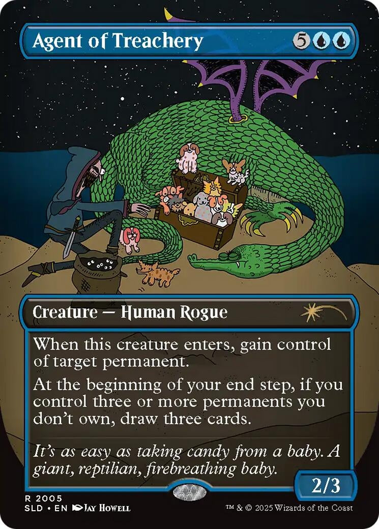 Image for Agent of Treachery (2005) (Secret Lair Drop Series) - Magic: The Gathering