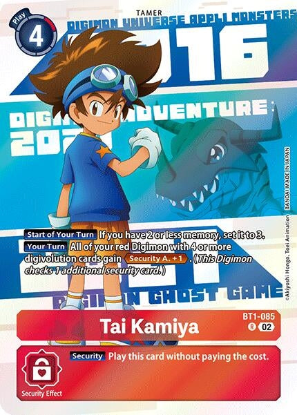 Image for Tai Kamiya - BT1-085 (Digimon Animation Series 25th Anniversary Set) (BT1-085 R) (Release Special Booster 1.0) - Digimon Card Game