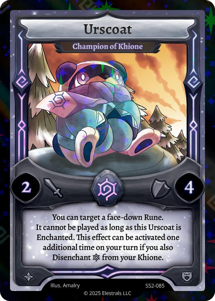 Image for Urscoat - Champion of Khione (Reverse Holo) (SS2-085) (Shattered Stars Chapter 2 [SS2]) - Elestrals