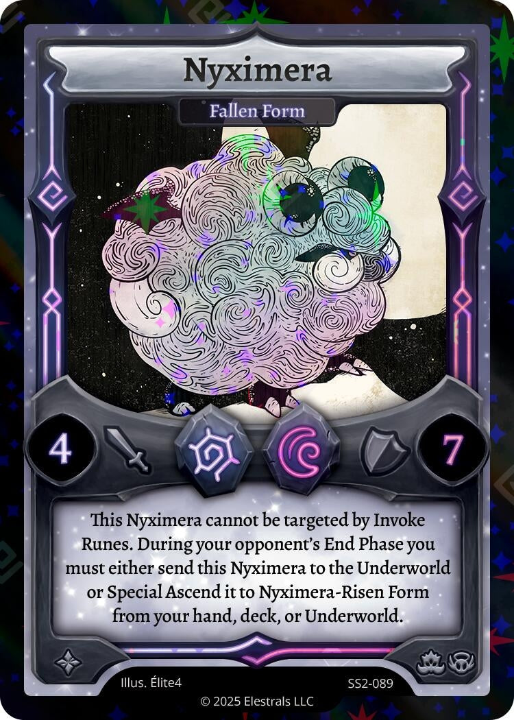 Image for Nyximera - Fallen Form (Reverse Holo) (SS2-089) (Shattered Stars Chapter 2 [SS2]) - Elestrals