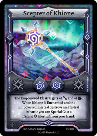 Image for Scepter of Khione (SS2-094) (Shattered Stars Chapter 2 [SS2]) - Elestrals