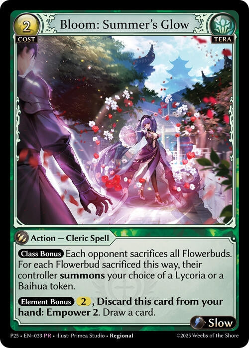 Image for Bloom: Summer's Glow (033) (Promotional Cards) - Grand Archive TCG