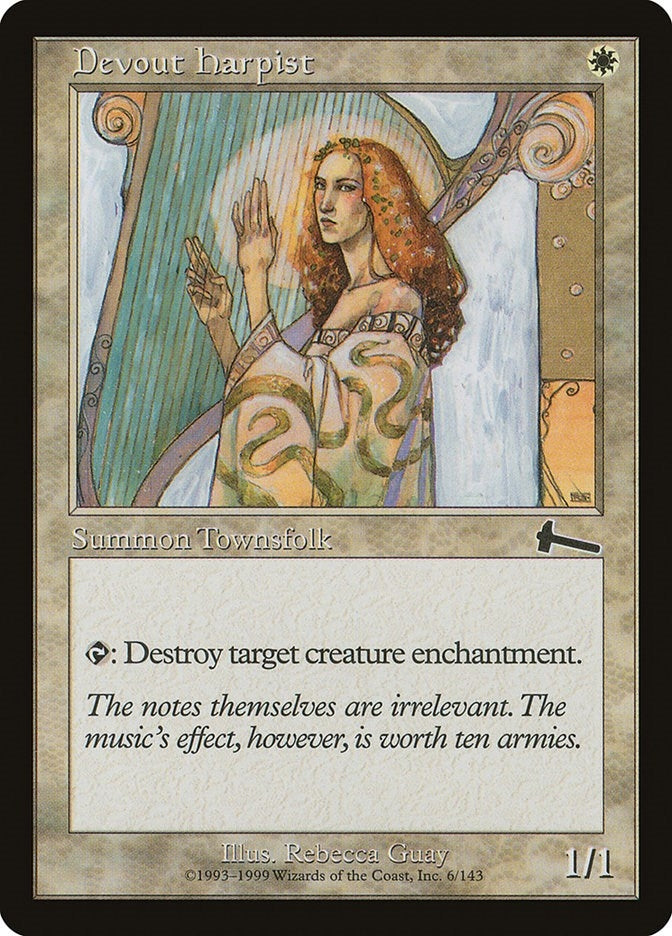 Devout Harpist (6) [ULG] - MTG Single
