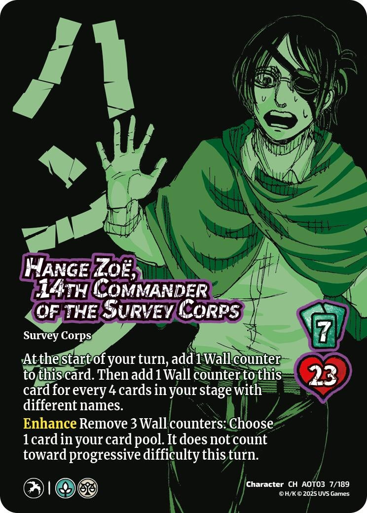 Hange Zoe, 14th Commander of the Survey Corps (7/189) (Attack on Titan: Apocalypse)
