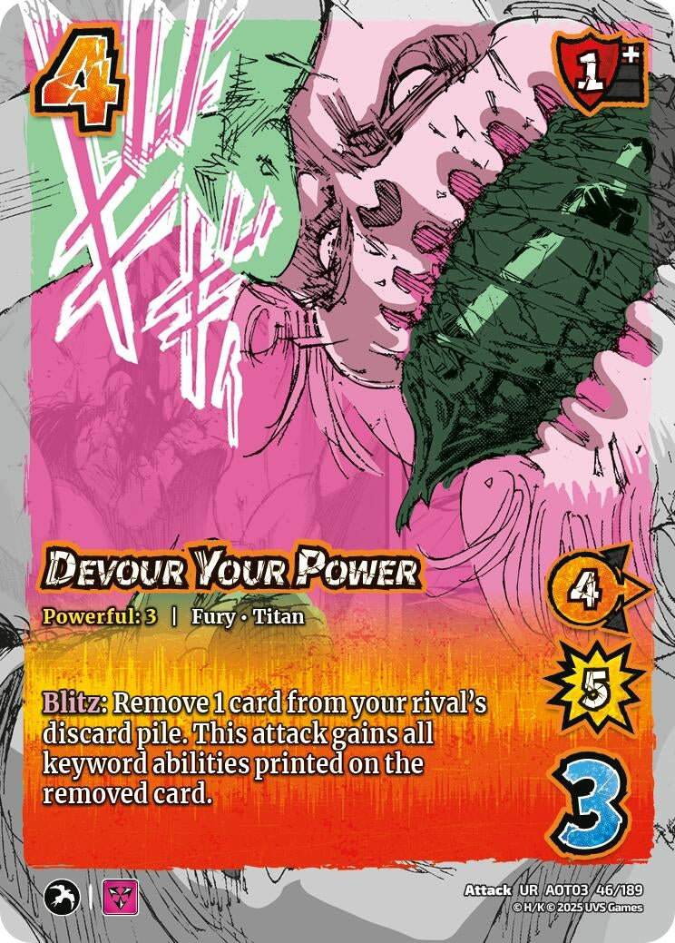 Image for Devour Your Power (46/189) (Attack on Titan: Apocalypse) - UniVersus