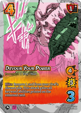Image for Devour Your Power (46/189) (Attack on Titan: Apocalypse) - UniVersus
