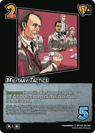 Military Tactics (86/189) (Attack on Titan: Apocalypse)