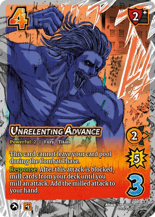 Image for Unrelenting Advance (108/189) (Attack on Titan: Apocalypse) - UniVersus