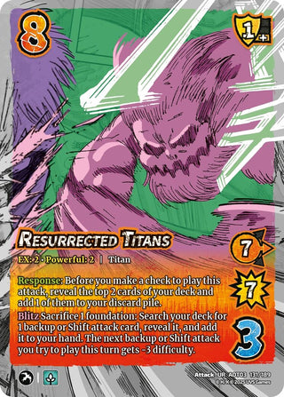 Image for Resurrected Titans (131/189) (Attack on Titan: Apocalypse) - UniVersus