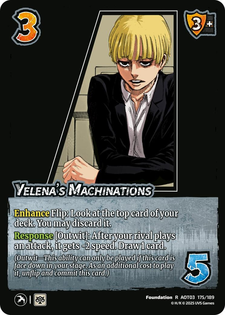 Image for Yelena's Machinations (175/189) (Attack on Titan: Apocalypse) - UniVersus