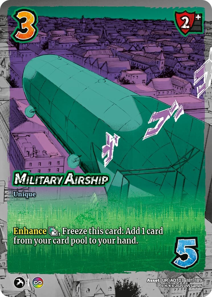 Image for Military Airship (181/189) (Attack on Titan: Apocalypse) - UniVersus