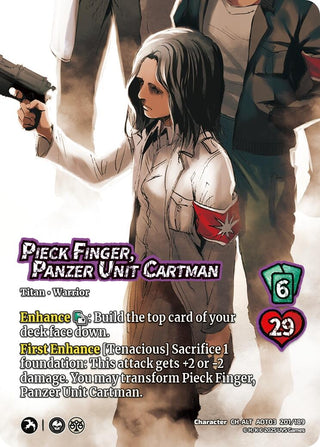 Image for Pieck Finger, Panzer Unit Cartman // Cart Titan, Finale (Alternate Art) (201/189) (Attack on Titan: Apocalypse) - UniVersus
