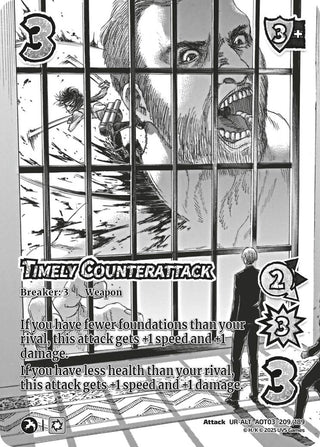 Image for Timely Counterattack (Alternate Art) (209/189) (Attack on Titan: Apocalypse) - UniVersus