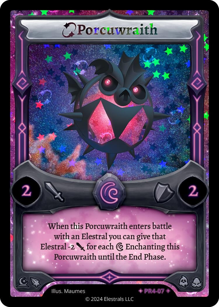 Image for Porcuwraith (Stellar) (PR4-07) (Moonrise Promos) - Elestrals